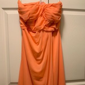 Coral Bridesmaid Dress